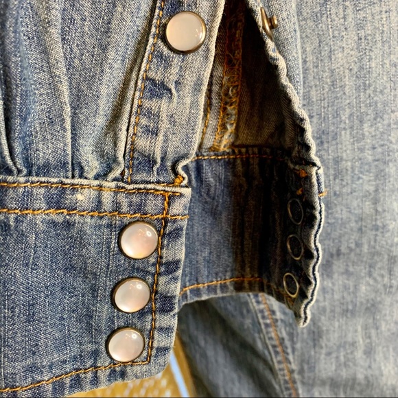 LITZ Women’s Denim Jacket/ Shirt Long Sleeve - Picture 5 of 9